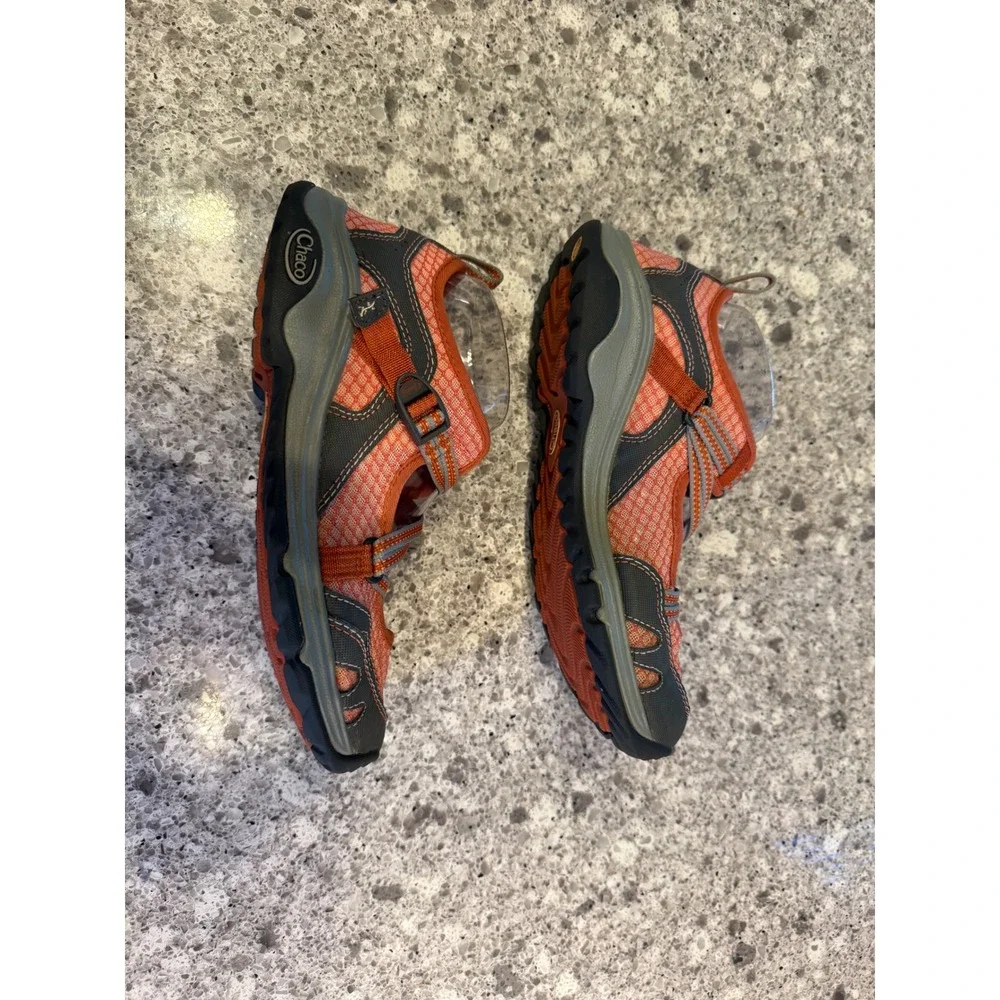 Chaco Women's Outcross EVO MJ Shoes Orange/Grey Gorpcore Water Hiking Size 8.5